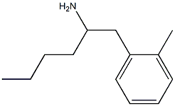 1-(2-METHYLPHENYL)HEXAN-2-AMINE Structure