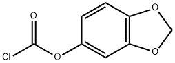 Benzo[d][1,3]dioxol-5-yl carbonochloridate 구조식 이미지