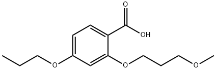 2-(3-methoxypropoxy)-4-propoxybenzoic acid Structure