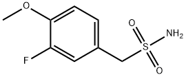 3-fluoro-4-methoxyphenylmethanesulfonamide 구조식 이미지