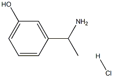 3-(1-Aminoethyl)phenol hydrochloride Structure
