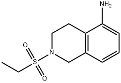 2-(ethanesulfonyl)-1,2,3,4-tetrahydroisoquinolin-5-amine Structure