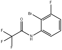 Acetamide, N-(2-bromo-3-fluorophenyl)-2,2,2-trifluoro- 구조식 이미지