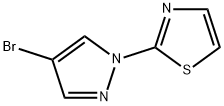 1-(Thiazol-2-yl)-4-bromopyrazole 구조식 이미지