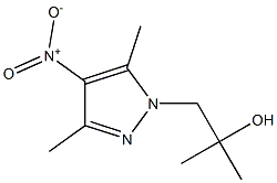 1-(3,5-dimethyl-4-nitro-1H-pyrazol-1-yl)-2-methylpropan-2-ol Structure