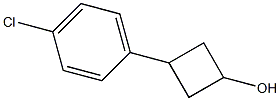 3-(4-chlorophenyl)cyclobutan-1-ol Structure