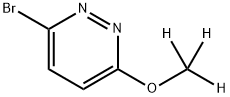 3-Bromo-6-(methoxy-d3)-pyridazine Structure