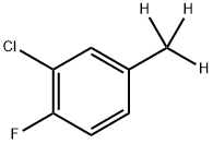 2-Fluoro-5-(methyl-d3)-chlorobenzene 구조식 이미지