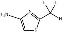 4-Amino-2-(methyl-d3)-thiazole 구조식 이미지