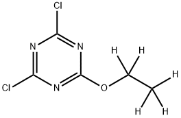 4,6-Dichloro-2-(ethoxy-d5)-triazine Structure