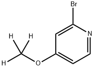 2-Bromo-4-(methoxy-d3)-pyridine Structure