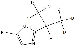 5-Bromo-2-(iso-propyl-d7)-thiazole Structure