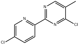 4,5'-Dichloro-5-methyl-2-(2'-pyridyl)pyrimidine 구조식 이미지