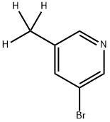 3-Bromo-5-(methyl-d3)-pyridine 구조식 이미지