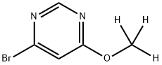 4-Bromo-6-(methoxy-d3)-pyrimidine Structure