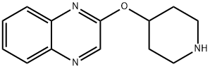 2-(piperidin-4-yloxy)quinoxaline Structure