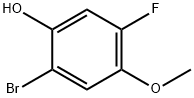 2-bromo-5-fluoro-4-methoxyphenol Structure