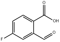 4-fluoro-2-formylbenzoic acid Structure