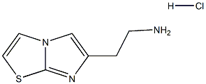 2-Imidazo[2,1-b][1,3]thiazol-6-ylethanaminehydrochloride Structure