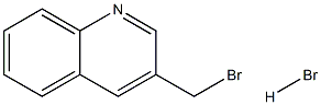 3-(bromomethyl)quinoline hydrobromide Structure