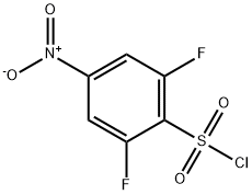 2,6-difluoro-4-nitrobenzene-1-sulfonyl chloride 구조식 이미지