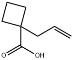1-(prop-2-en-1-yl)cyclobutane-1-carboxylic acid 구조식 이미지