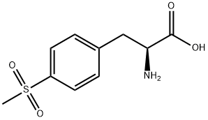 (S)-2-Amino-3-(4-methanesulfonylphenyl)propanoic acid HCl 구조식 이미지