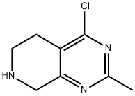 4-chloro-2-methyl-5,6,7,8-tetrahydropyrido[3,4-d]pyrimidine 구조식 이미지