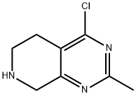 4-chloro-2-methyl-5,6,7,8-tetrahydropyrido[3,4-d]pyrimidine Structure