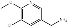 (5-CHLORO-6-METHOXYPYRIDIN-3-YL)METHANAMINE 구조식 이미지