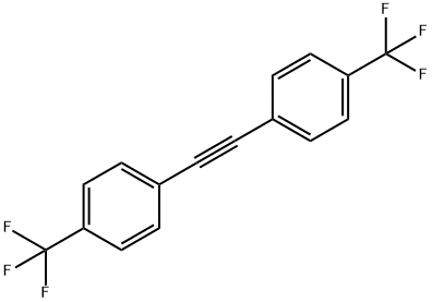 1-(trifluoromethyl)-4-[2-[4-(trifluoromethyl)phenyl]ethynyl]benzene 구조식 이미지