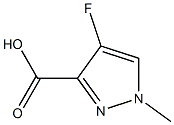 4-fluoro-1-methyl-1H-pyrazole-3-carboxylic acid Structure