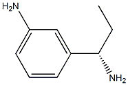 (S)-3-(1-Amino-propyl)-phenylamine 구조식 이미지