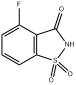 4-fluoro-2,3-dihydro-1,2-benzothiazole-1,1,3-trione Structure