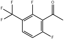 2',6'-Difluoro-3'-(trifluoromethyl)acetophenone Structure