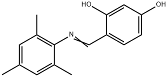 4-[(mesitylimino)methyl]-1,3-benzenediol Structure