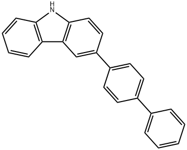 3-(biphenyl-4-yl)-9H-carbazole Structure