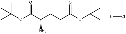 Glutamic acid, bis(1,1-dimethylethyl) ester, hydrochloride Structure
