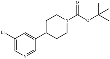 3-Bromo-5-(N-Boc-piperidin-4-yl)pyridine Structure