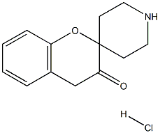 spiro[chroman-2,4'-piperidin]-3-one hydrochloride Structure