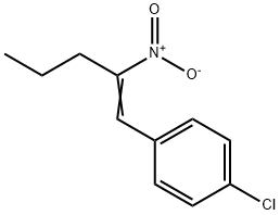 Benzene, 1-chloro-4-(2-nitro-1-penten-1-yl)- Structure