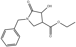 ethyl 1-benzyl-4-hydroxy-5-oxopyrrolidine-3-carboxylate 구조식 이미지