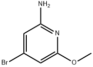 4-Bromo-6-methoxypyridin-2-amine Structure
