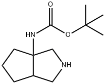 tert-butyl N-{octahydrocyclopenta[c]pyrrol-3a-yl}carbamate Structure