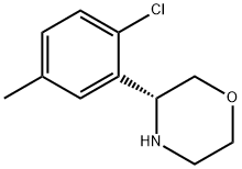 (3R)-3-(2-CHLORO-5-METHYLPHENYL)MORPHOLINE 구조식 이미지