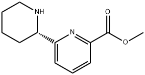 METHYL 6-[(2S)-PIPERIDIN-2-YL]PYRIDINE-2-CARBOXYLATE Structure