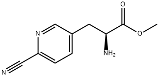 METHYL (2S)-2-AMINO-3-(6-CYANO(3-PYRIDYL))PROPANOATE Structure