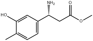 METHYL (3R)-3-AMINO-3-(3-HYDROXY-4-METHYLPHENYL)PROPANOATE Structure