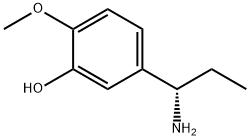 5-((1S)-1-AMINOPROPYL)-2-METHOXYPHENOL Structure