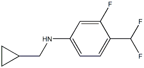 (1S)-[4-(DIFLUOROMETHYL)-3-FLUOROPHENYL]CYCLOPROPYLMETHYLAMINE Structure